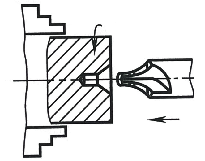 2-3 Drilling center hole